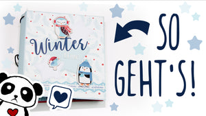 Mini Album Tutorial "Celebrate Winter" ♥ Fauxdori Serie ♥ Inkl. PDF Anleitung!