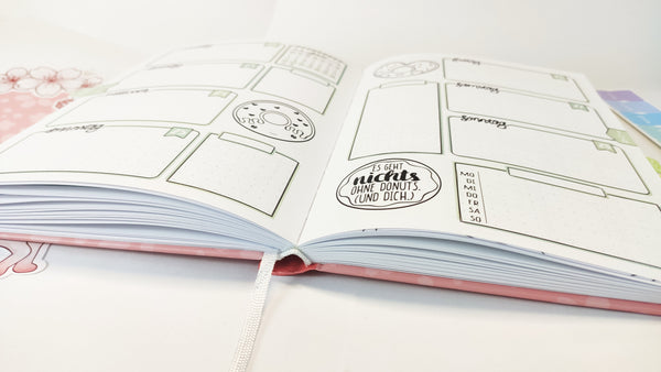 Kreativ Planer 2026 A5 ♥ NEU jetzt als HARDCOVER ♥ inkl. Coloring Book