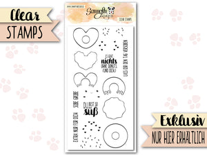 Clear Stamps ♥ Kawaii Donuts ♥