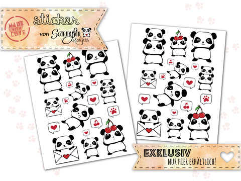 Sticker ♥ Einfach Pandastisch ♥