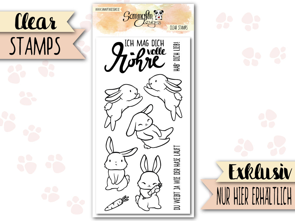 Clear Stamps ♥ Volle Möhre ♥