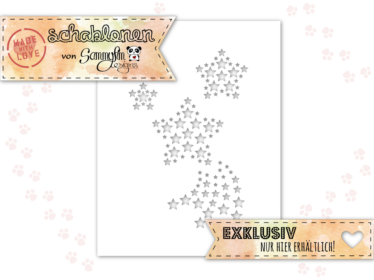 Schablone ♥ Stern in Sternschnuppe ♥ – SammyfimDesigns Schablone ♥ Stern in Sternschnuppe ♥ – SammyfimDesigns